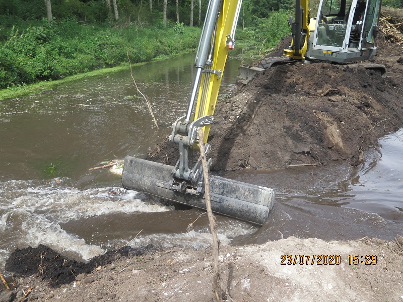 Reconnexion du méandre