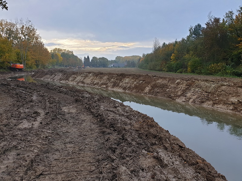 Second fossé de dérivation