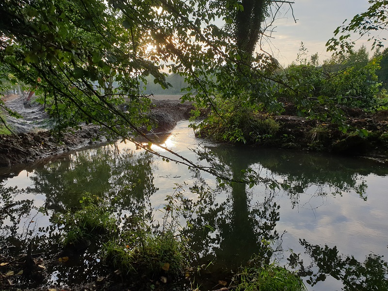 Départ fossé dévoiement