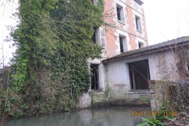 Moulin en ruine, aujourd'hui démoli